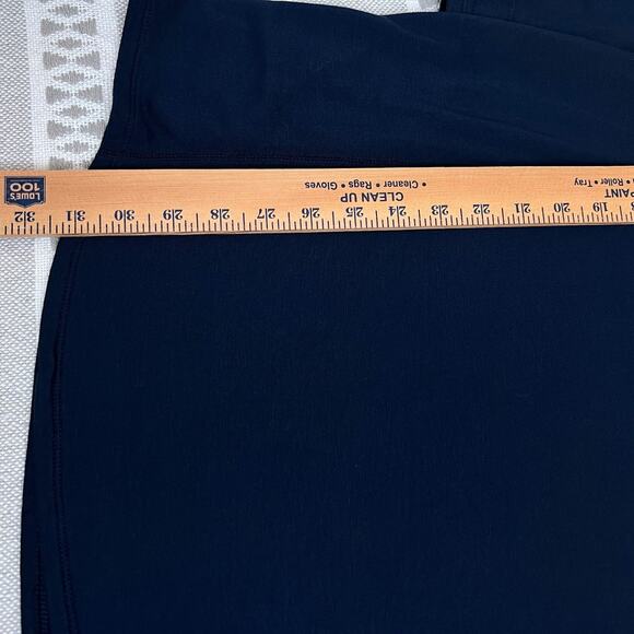 J. Jill Pure Jill Navy Blue Long Sleeve Tunic Top Size M Blouse Tee Stretch - Picture 8 of 8